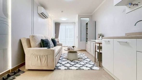 living room of The Clover