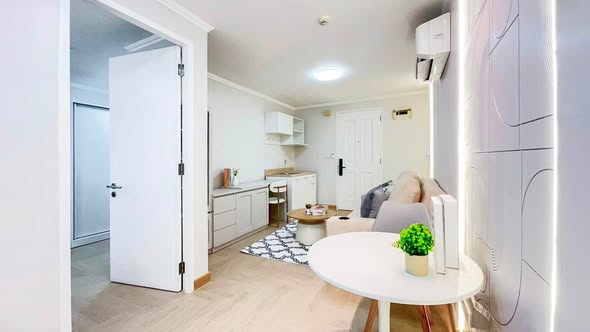 living room of The Clover