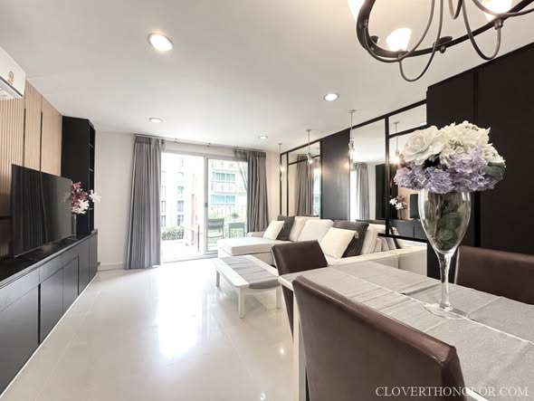 living room of The Clover