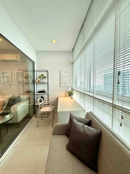 living room and room interior and bathroom of The Coast Bangkok