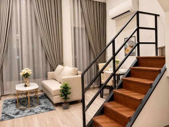 living room of The Collect Ratchada 32
