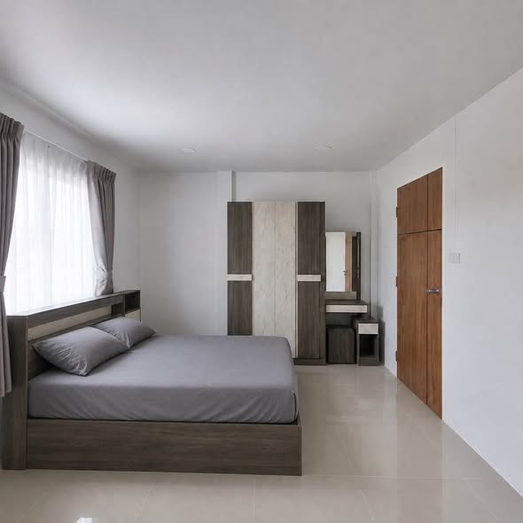 bedroom and room interior of The Connect Petchkasem 48