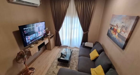 bedroom and living room of The Connect54 รามอินทรา-มีนบุรี 2