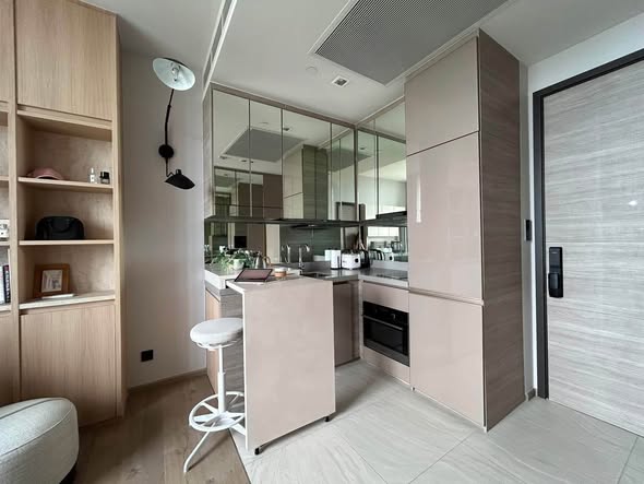 room interior and kitchen of The Crest Park Residences