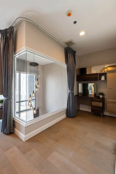 living room and bedroom and room interior of The Crest Sukhumvit 34