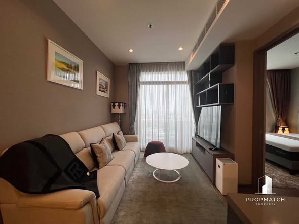 living room and bedroom of The Diplomat Sathorn