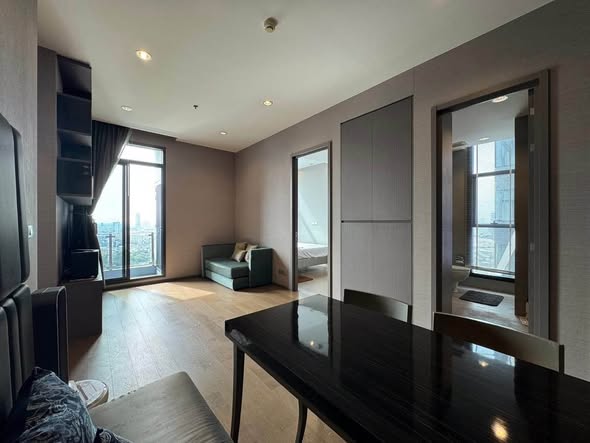 living room and bedroom and room interior of The Diplomat Sathorn