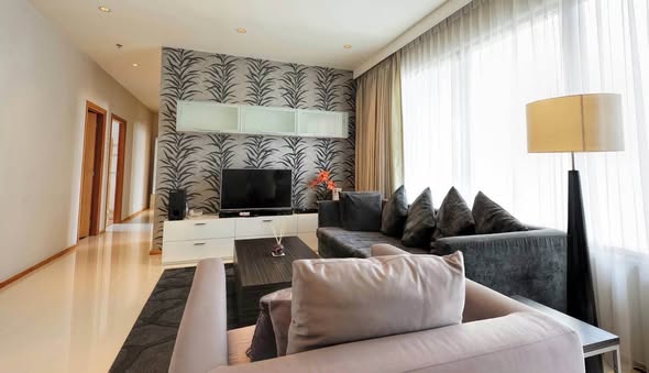 bedroom and living room of The Emporio Place