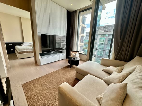 living room and bedroom of THE ESSE ASOKE
