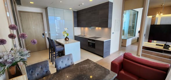 living room and kitchen of THE ESSE ASOKE