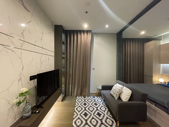 bedroom and living room of THE ESSE at SINGHA COMPLEX