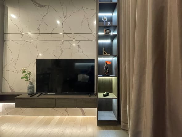 living room of THE ESSE at SINGHA COMPLEX