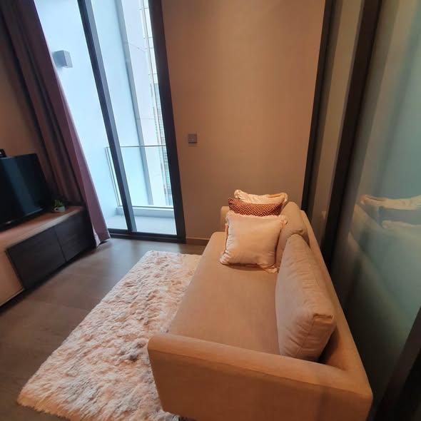 living room and bedroom and room interior of THE ESSE at SINGHA COMPLEX