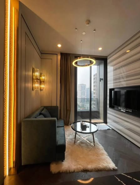 bedroom and living room of THE ESSE Sukhumvit 36