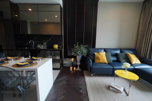 living room of THE ESSE Sukhumvit 36