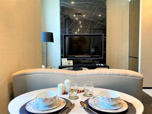 living room of THE ESSE Sukhumvit 36