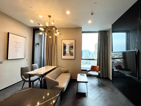 living room of THE ESSE Sukhumvit 36