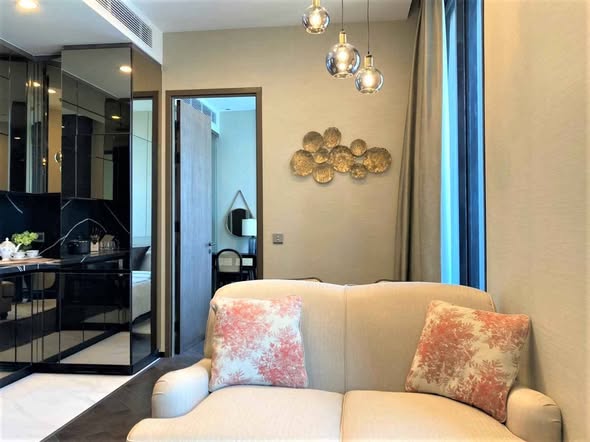 living room of THE ESSE Sukhumvit 36