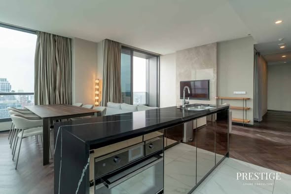 living room of THE ESSE Sukhumvit 36