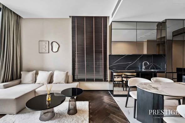 living room of THE ESSE Sukhumvit 36
