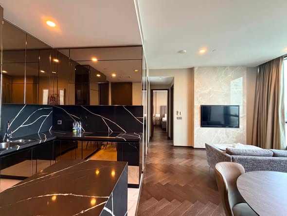 living room of THE ESSE Sukhumvit 36