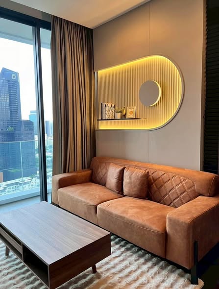 living room of THE ESSE Sukhumvit 36
