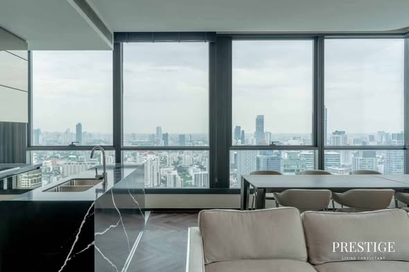 living room and room interior of THE ESSE Sukhumvit 36