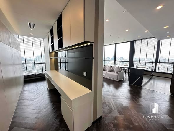 living room and room interior of THE ESSE Sukhumvit 36