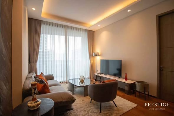 bedroom and living room of The Estelle Phrom Phong