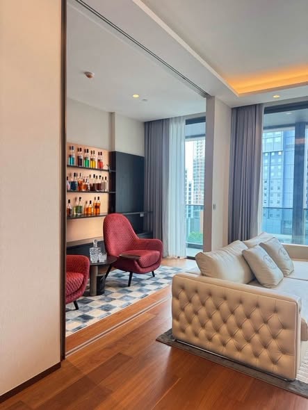 bedroom and living room and room interior of The Estelle Phrom Phong