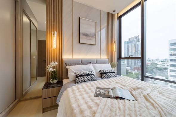 bedroom of THE EXTRO Phayathai-Rangnam
