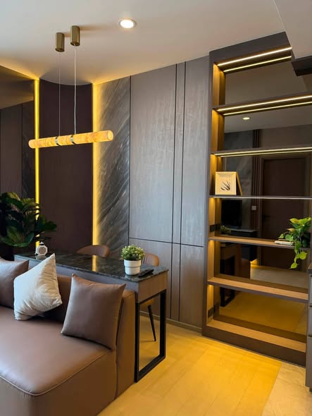 living room of THE EXTRO Phayathai-Rangnam