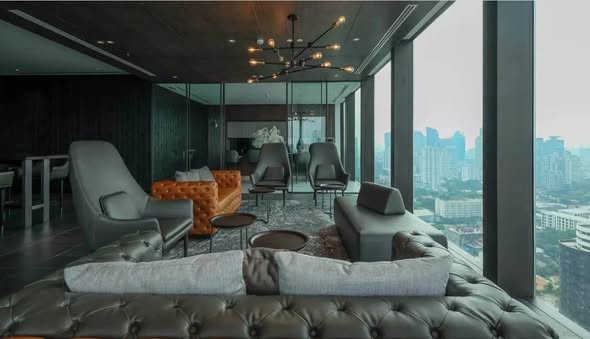 living room of The Fine Bangkok