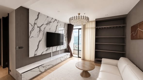 living room of The Fine Bangkok