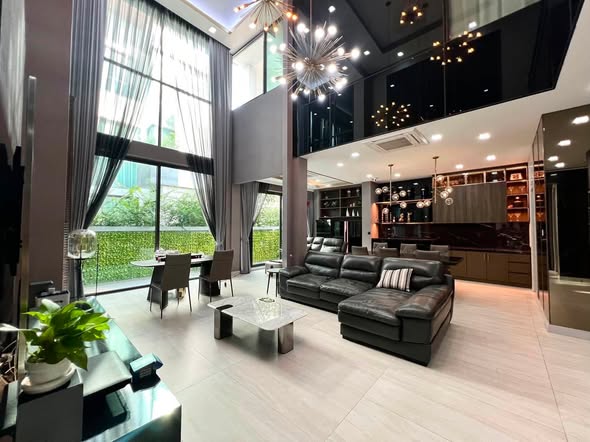 living room of The Gentry Phatthanakan – เดอะ เจนทริ พัฒนาการ