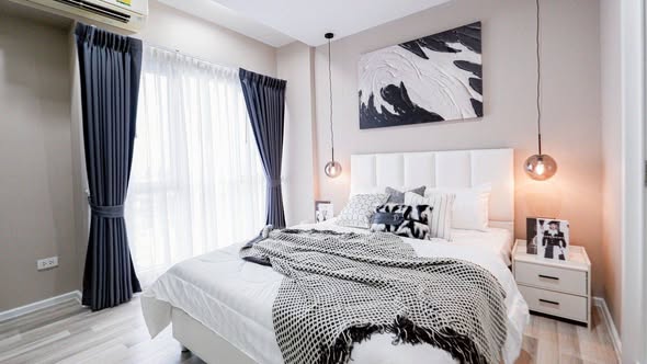 bedroom of The Key Cheangwattana