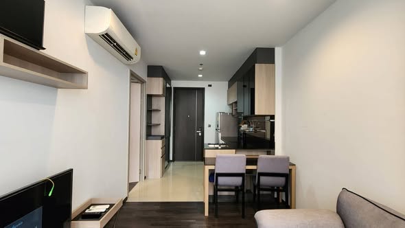 kitchen of THE LINE Asoke-Ratchada