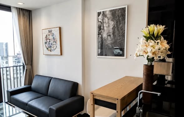 living room of THE LINE Asoke-Ratchada