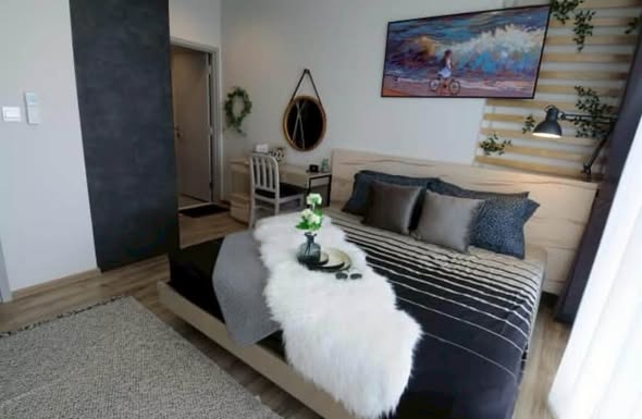 bedroom of THE LINE Jatujak-Mochit
