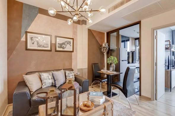 living room of THE LINE Jatujak-Mochit