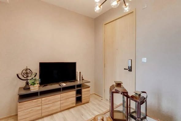 living room and room interior of THE LINE Jatujak-Mochit