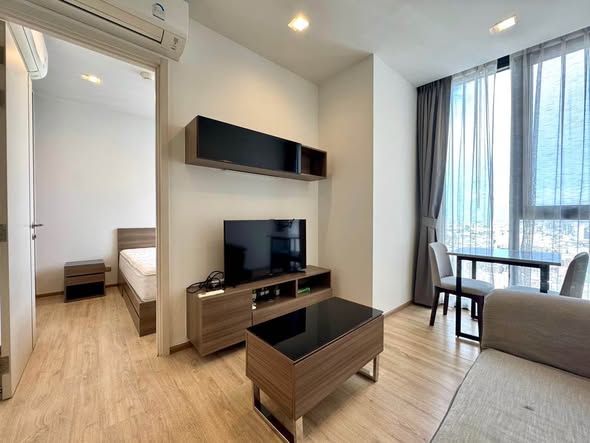 bedroom and living room of THE LINE Phahon-Pradipat