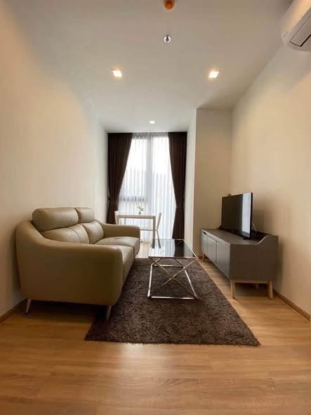 living room and bedroom of THE LINE Phahon-Pradipat