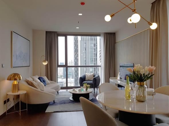 living room of THE LINE Ratchathewi