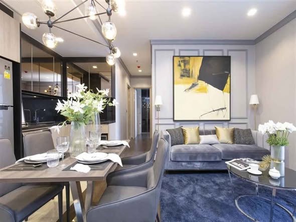 living room and room interior of THE LINE Ratchathewi