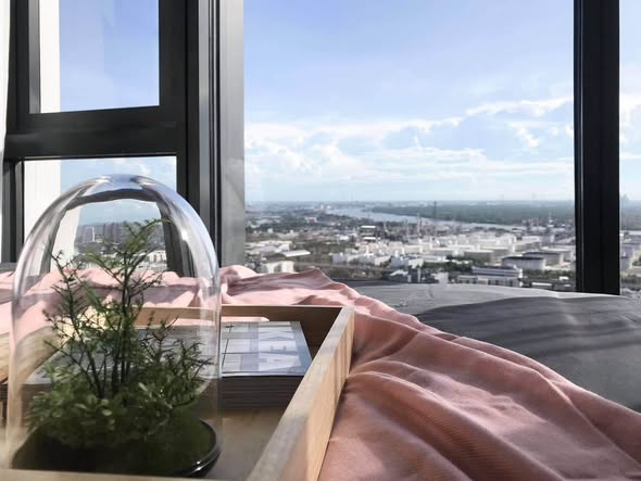 bedroom of THE LINE Sukhumvit 101