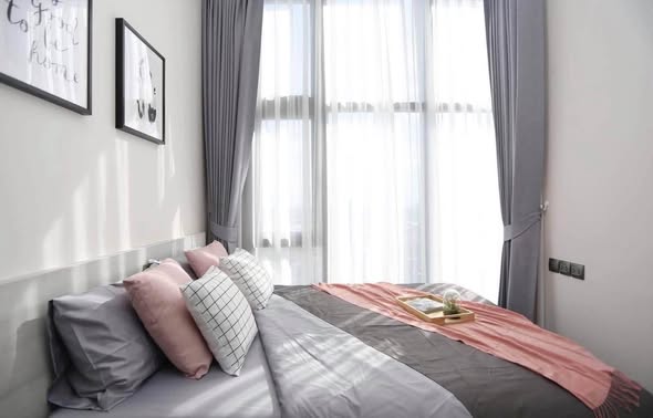 bedroom of THE LINE Sukhumvit 101