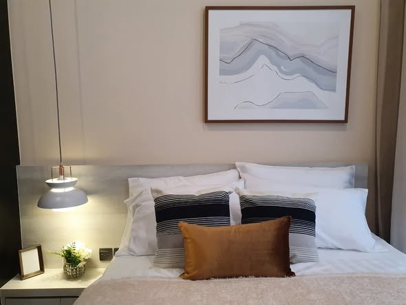 bedroom of THE LINE Sukhumvit 101