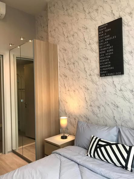 bedroom of THE LINE Sukhumvit 101