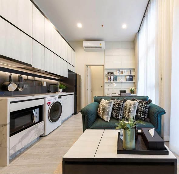 living room of THE LINE Sukhumvit 101